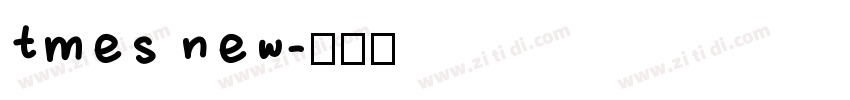 tmes new字体转换